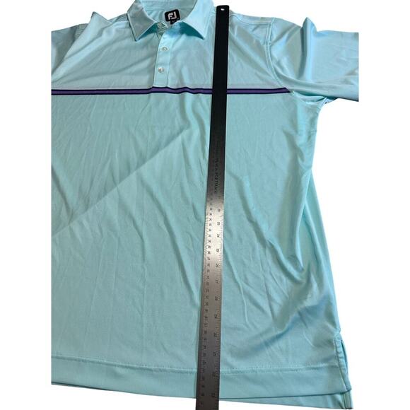FootJoy Mens XXL Striped Short Sleeve Polo - Picture 6 of 7